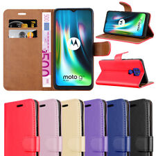 Capa carteira de couro flip suporte visão slots cartão capa para Motorola Moto G9 Play comprar usado  Enviando para Brazil