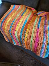 Usado, Cobertor de bebê de crochê à mão novo multicolorido  comprar usado  Enviando para Brazil