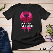 Camiseta unissex feminina This Is My Fight luva de boxe rosa câncer de mama comprar usado  Enviando para Brazil