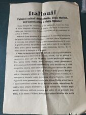 Governo nazionale fascista. usato  Trieste