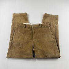 Brooks Brothers 346 Corduroy Pants Beige Flat Front Mens Size 36x32 for sale  Lexington