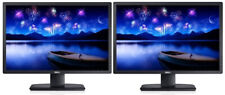 DUAL 2x 20" Dell HP LG Acer Samsung Matching LCD Monitors DP DVI VGA GRADE A, used for sale  Shipping to South Africa