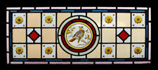 stained glass transom windows for sale  BRADFORD