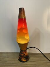 Lâmpada de lava Schylling Volcano 14,5” derretida com base de decalque globo tricolor Colormax comprar usado  Enviando para Brazil