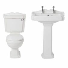 Close coupled toilet for sale  Shipping to Ireland