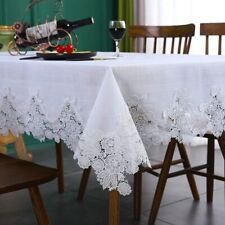 Table Cover Linen Cotton Tablecloth Rectangular Flower Tv Cabinet Table Cloth for sale  Shipping to South Africa