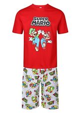 Mens Short Pyjamas Character Super Mario Night Lounge Sleep PJ Sets M-2XL New for sale  Shipping to South Africa