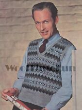 Knitting patterns men for sale  WIDNES