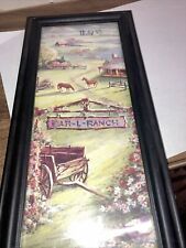 Framed print ranch for sale  Bernie