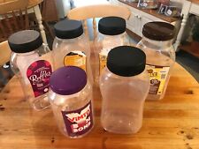 10 plastic sweet jars for sale  SOUTHWOLD