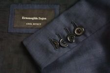 Usado, Terno Ermenegildo Zegna Cool Effect Manhattan ATUAL mistura de seda azul 2 peças 38S comprar usado  Enviando para Brazil