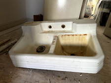sink iron double white cast for sale  Brooklyn