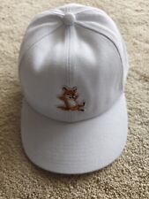 Gorra de zorro blanco Maison Kitsune, usado segunda mano  Embacar hacia Mexico