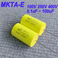 Osiowy kondensator folii poliestrowej MKT 100/250/400V 0,1 ~ 100uF Audio metalizowany kondensator z folii poliestrowej, używany na sprzedaż  Wysyłka do Poland