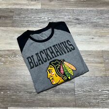 nhl blackhawks raglan t shirt for sale  Austin