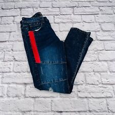 South Pole Flex The Movement Jeans Men's 30x30 Dark Wash Mid Rise Skinny Biker for sale  Shipping to South Africa