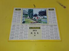 Calendrier ptt almanach d'occasion  France