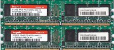 KIT DE MEMÓRIA RAM DESKTOP 1GB 2x512MB PC2-4200 HYNIX HYMP564U648-C4 AA DDR2-533, usado comprar usado  Enviando para Brazil