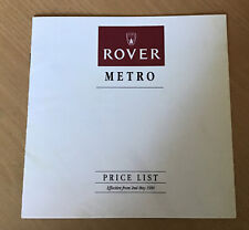 Rover metro price for sale  NOTTINGHAM