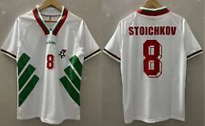 Camiseta Retro Bulgaria 1994 #8 STOICHKOV Copa del Mundo en casa segunda mano  Embacar hacia Mexico