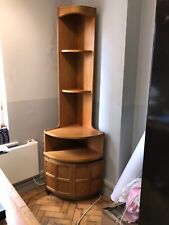 VINTAGE MID CENTURY DISPLAY CORNER CABINET with lighting and storage for sale  LONDON
