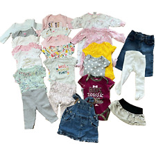 Lote de roupas para bebês meninas 22 peças vestidos primavera verão parte superior de baixo 0 a 6 meses comprar usado  Enviando para Brazil