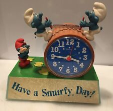Vintage smurf clock for sale  Bremerton