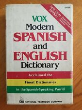 Diccionario moderno de español e inglés Vox, usado segunda mano  Embacar hacia Argentina