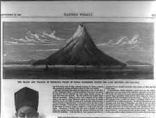 Isla, volcán, Krakatoa, Estrecho de Sunda, sumergido durante erupción tardía, 1883 segunda mano  Embacar hacia Argentina
