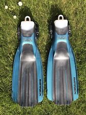 Used, Scuba Tusa Imprex Divers  Fins Open Heel scuba diving Flippers 60cm for sale  Shipping to South Africa