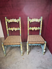 Due sedie laccate usato  Foiano Della Chiana