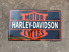 RARE PORCELAIN HARLEY-DAVIDSON ENAMEL SIGN 60 INCHES LENGHT DIE CUT for sale  Shipping to South Africa