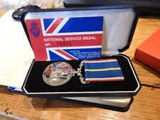 National service medal for sale  LYTHAM ST. ANNES