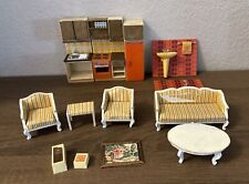 Used, Lundby Sweden Doll House Furniture Lot Miniature Vintage 13 Pieces for sale  Shipping to South Africa
