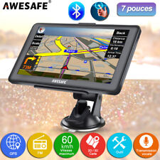 Awesafe 7" GPS Navigation pour Voiture Free Europe 8 Go Carte avec Bluetooth d'occasion  Stains