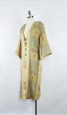 Kimono frontal con estampado de ventilador beige Shermarke talla 1X, usado segunda mano  Embacar hacia Argentina