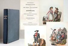 Usado, The Dress Y Manners De The Austrians Traje Típico Austria 50 Col. Plates 1814 segunda mano  Embacar hacia Argentina