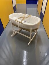 Moses basket white for sale  COVENTRY