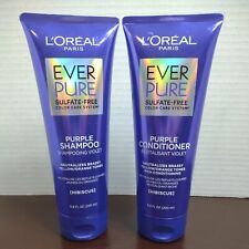 Xampu e condicionador L'Oreal Paris Ever Pure Purple hibisco 6,8 oz cada novo comprar usado  Enviando para Brazil