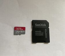 Usado, SanDisk 128gb Ultra Plus Micro SD SDHC SDXC Clase 10 Tarjeta de Memoria y Adaptador Entubado segunda mano  Embacar hacia Argentina