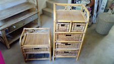 Wicker drawer units for sale  ST. AUSTELL