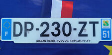 French license plate d'occasion  Expédié en Belgium