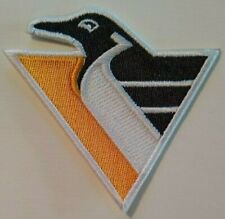 Pinguins de Pittsburgh~Patch bordado~3" x 2 7/8"~NHL~Ferro ou costura em~Coletar comprar usado  Enviando para Brazil
