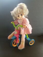 Vintage 'Linda on the Ride' battery operated toy needs repair HTF Creepy Doll, used for sale  Shipping to South Africa