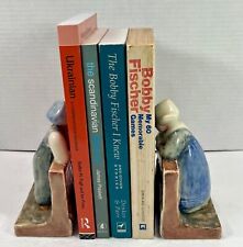 Vintage 1943 Rookwood Pottery Sallie Toohey Dutch Boy & Girl Bookends #6022 Set for sale  Shipping to South Africa