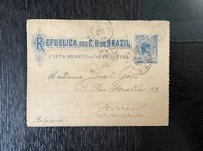 Este cartão postal fala por si mesmo 1902 Brasil Casa Da Moeda 300rs carta PS comprar usado  Enviando para Brazil