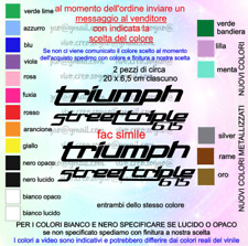 street triple r adesivi usato  Villanova Di Camposampiero