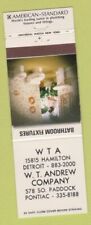Matchbook cover wta for sale  USA