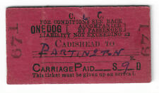 Railway tickets cadishead for sale  CRAIGAVON