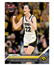 2023-24 Bowman U Now Basketball #74 Caitlin Clark pontos recordes femininos na mão, usado comprar usado  Enviando para Brazil